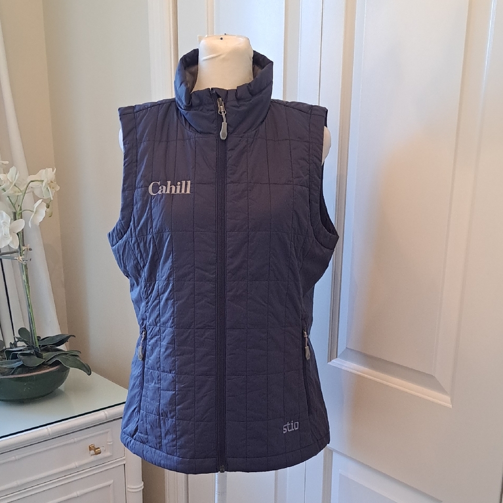 NWOT‎ STIO Womens Azura Navy Insulated Hiking/Activewear Quilted Vest MED